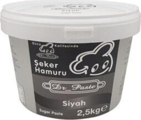 Dr. Paste Şeker Hamuru 2.5 Kg. (Siyah) - Image 1
