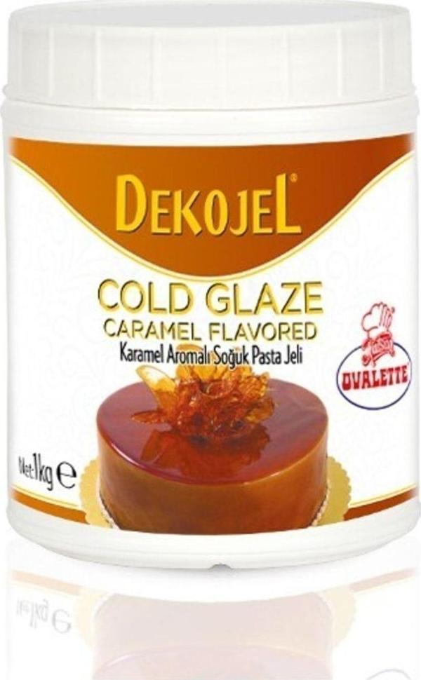 Ovalette Dekojel Karamel Soğuk Pasta Jeli 1 Kg - Image 1