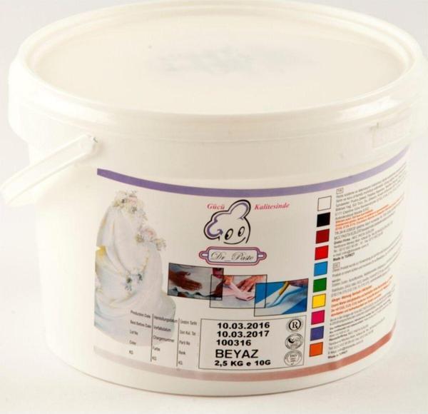 Dr Paste Beyaz Seker Hamuru 2.5 KG - Image 1