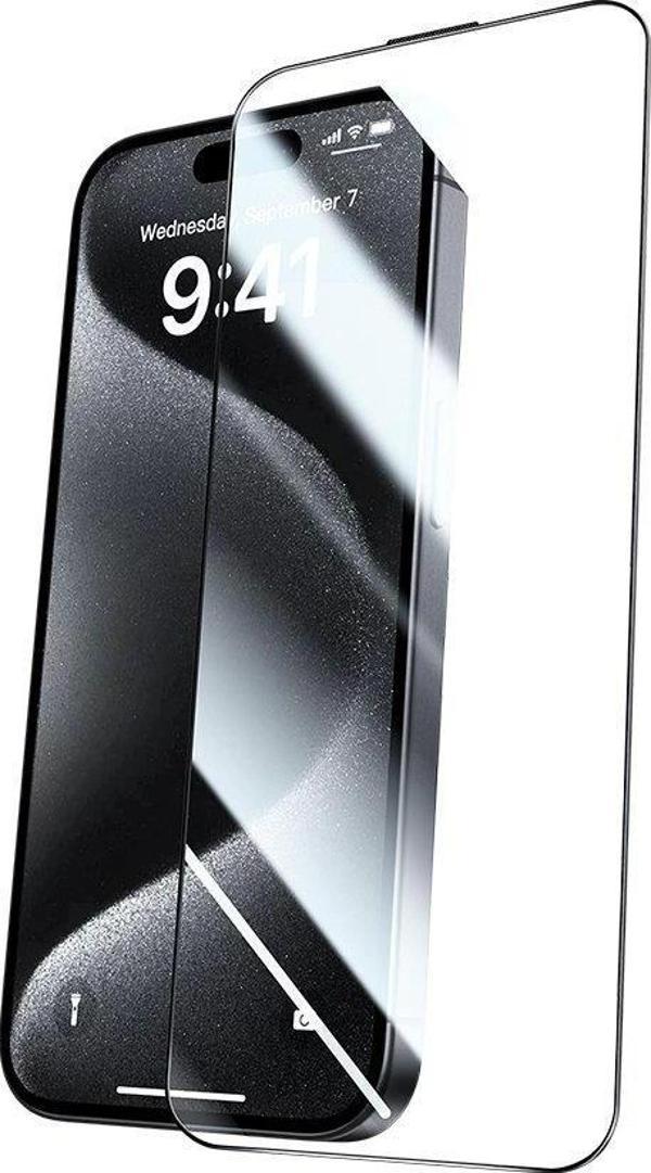Joyroom iPhone 16 Pro Max (6.9) HD Kırılmaz Cam Tam Kaplayan Ekran Koruyucu - Image 1