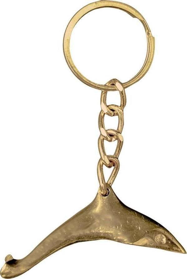 Petinka Anahtarlık Pirinç Döküm Yunus - Image 1