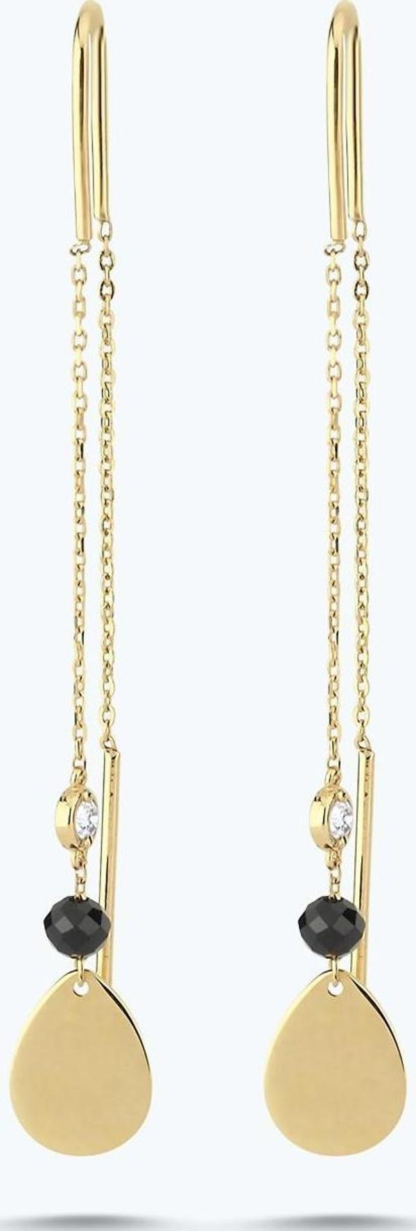 Pırlanta Spinel Taşlı Küpe - Image 1