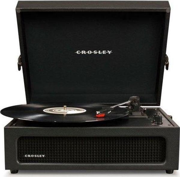 Crosley Voyager Vintage Siyah Bluetooth Pikap - Image 1
