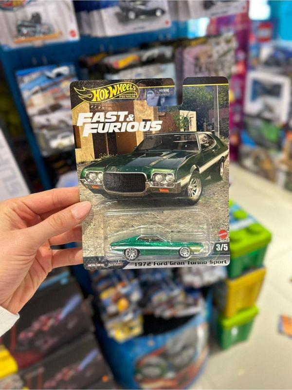 Hot Wheels Fast & Furious Premium 1972 Ford Gran Torino Sport HNW46 HYP72 - Image 1