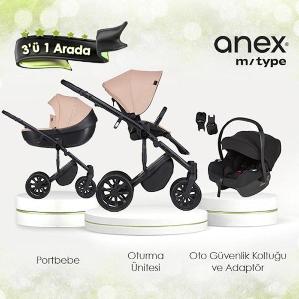 Anex M/Type - 3'Ü 1 Arada Set - Coral - Image 1
