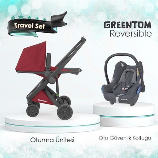 Greentom Reversible Travel Set Özel Seri - Çilek - Image 1