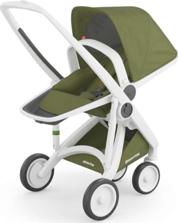 Greenton Greentom Reversible - Beyaz & Haki - Image 1