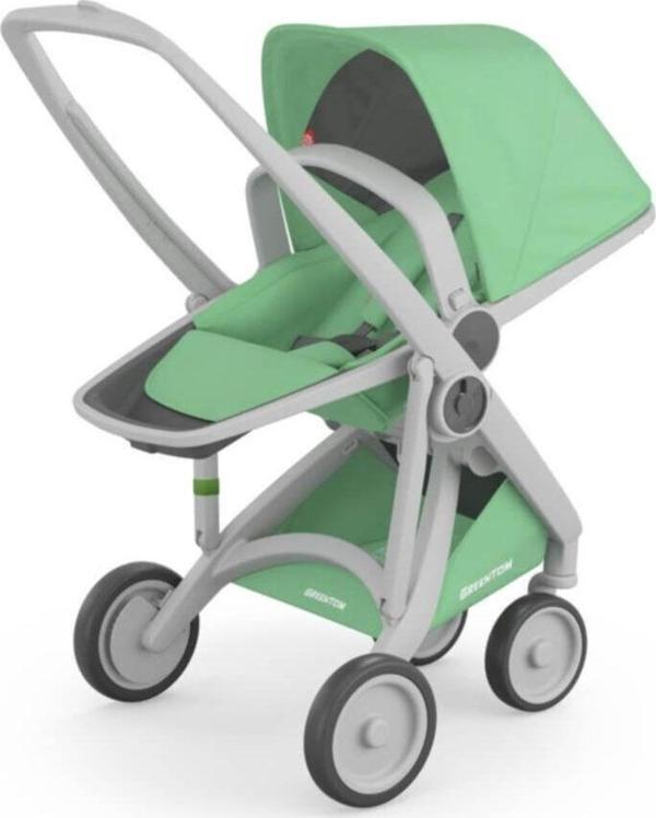 Greenton Greentom Reversible Gri & Mint Bebek Arabası - Image 1