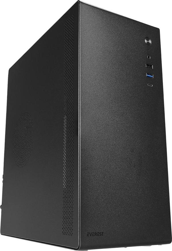 EVEREST K250 PEAK 250W Siyah Kompakt Mid Tower ATX Kasa - Image 1