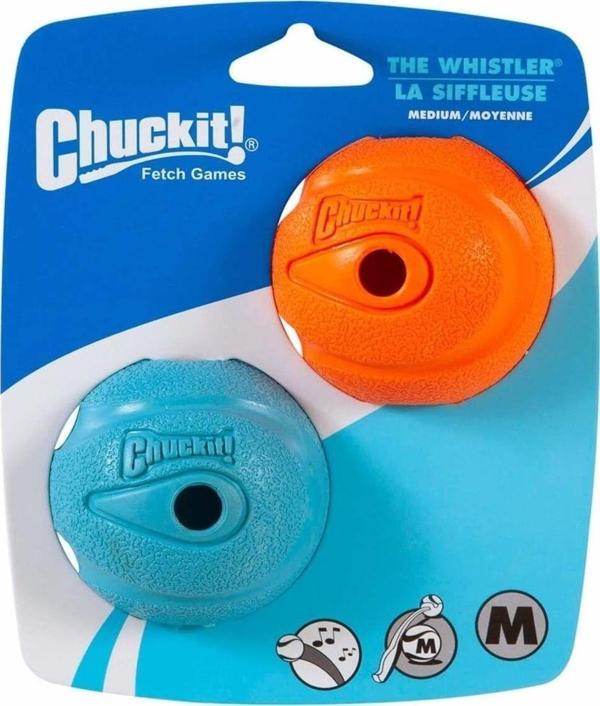 Chuckit ! The Whistler 2'Li Köpek Oyun Topu Küçük Boy - Image 1