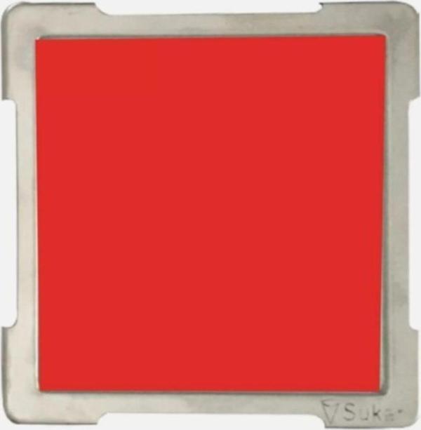 Sukar Kırmızı Cam Izgara 9 X 9 Cm - Image 1