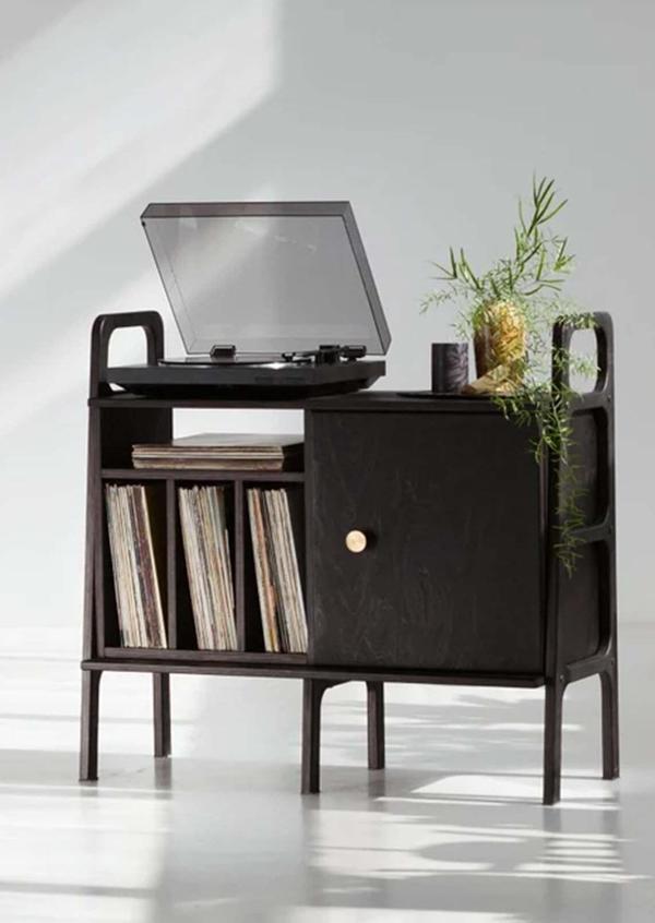 Woodesk Black Masif Ahşap, 100X90, Dolap Ve Pikap Standı, Siyah Renk, Cpt4689-100 - Image 1