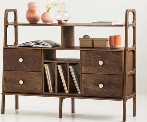 Woodesk Fuerte Masif Ahşap, Dolap Ve Konsol, 140X115, Ceviz Renk, Cpt4687-140 - Image 1