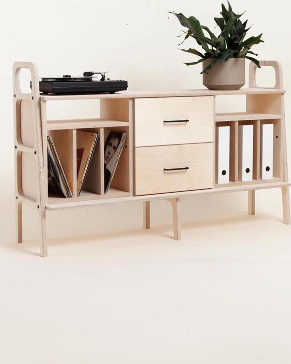 Woodesk Sereno Masif Ahşap, Dolap Ve Konsol, 140X90, Natural Renk, Cpt4712-140 - Image 1