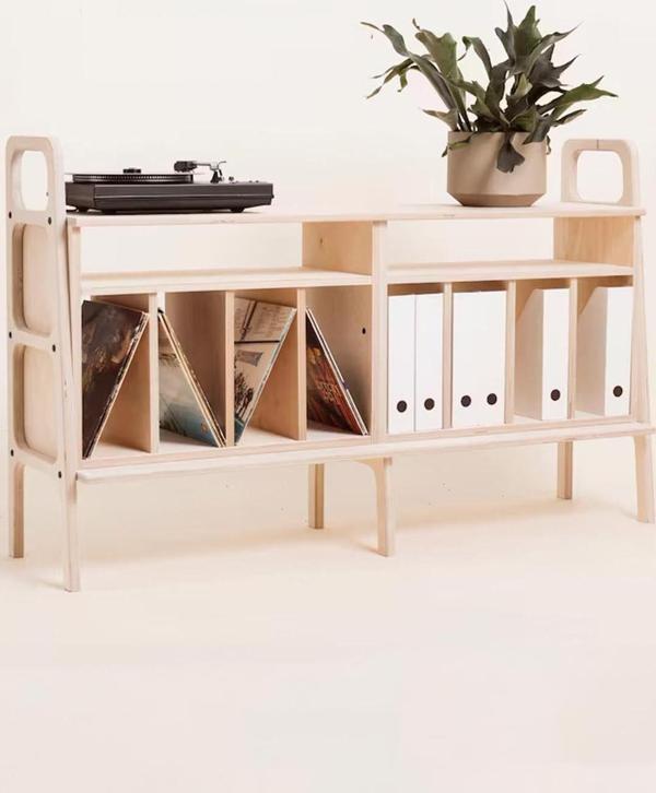 Woodesk Welle Masif Ahşap, Konsol Ve Raf Sistemi, 140X90 - Image 1