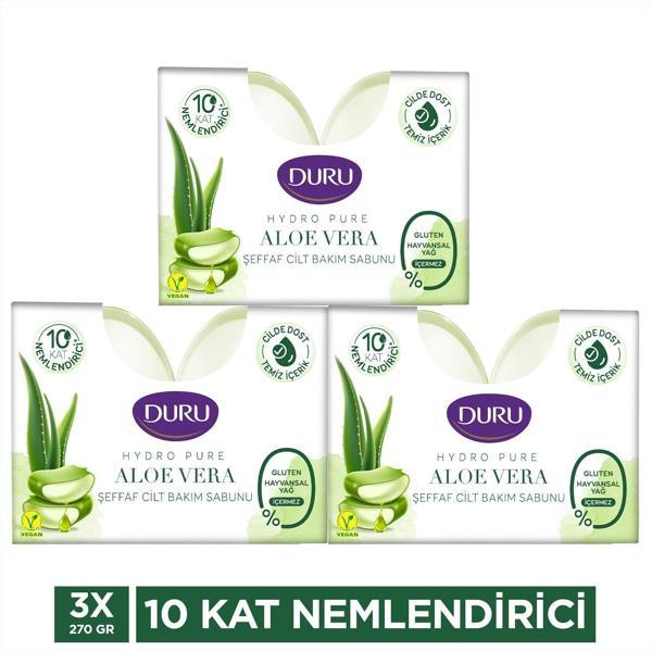 Duru Hydro Pure Aloe Vera Sabun 2 x 135 G 3'lü Set - Image 1
