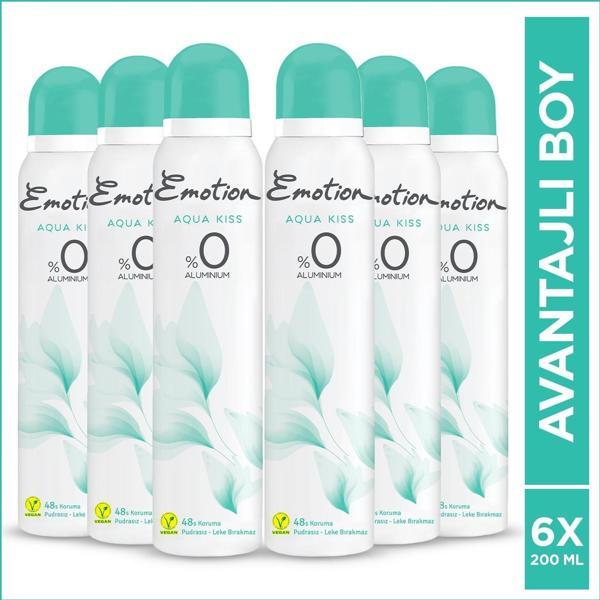 Emotion Aqua Kiss Deodorant 6x200 ml - Image 1