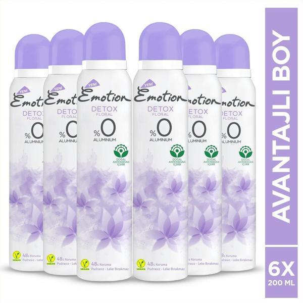 Emotion Detox Floral Deodorant 6x200 Ml - Image 1