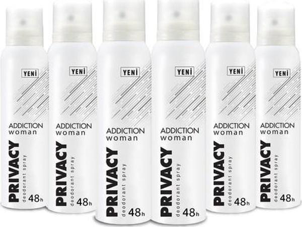Privacy Woman Addiction Kadın Deodorant 6x150ml - Image 1