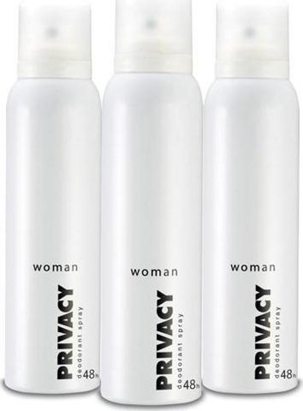 Privacy Women Deodorant 3x150ml - Image 1