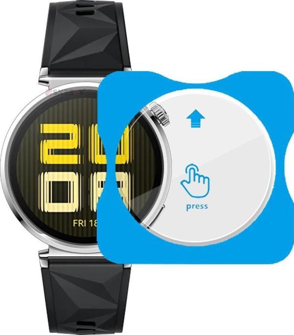 Huawei Watch GT5 41mm Uyumlu Kolay Takılabilir Takma Aparatlı Temperli Cam Ekran Koruyucu - Image 1