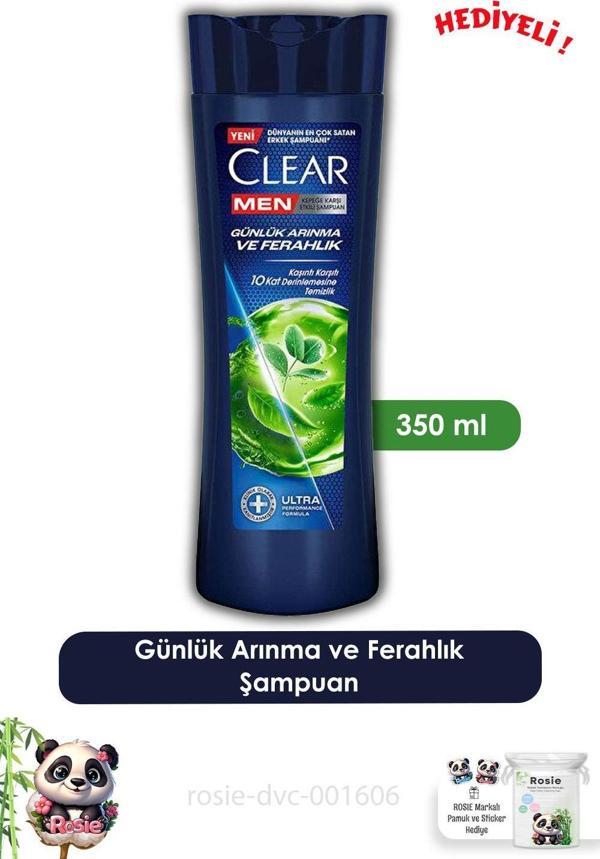 Clear Men Günlük Arınma ve Ferahlık Şampuan 350 ml  ve ROSIE - Image 1