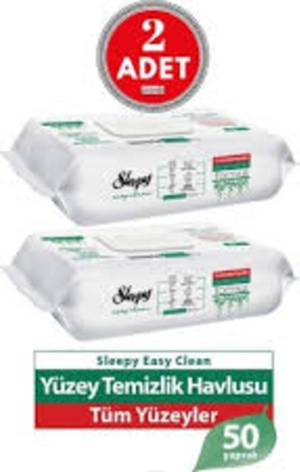 2`li Easy Clean 50'li Yüzey Temizlik Havlusu - Image 1