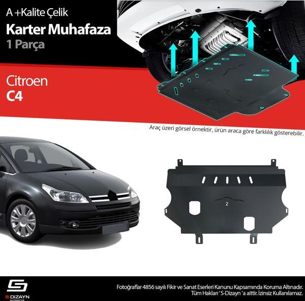 S-Dizayn Citroen C4 Çelik Karter Muhafaza Koruma 2004-2010 A+ Kalite - Image 1