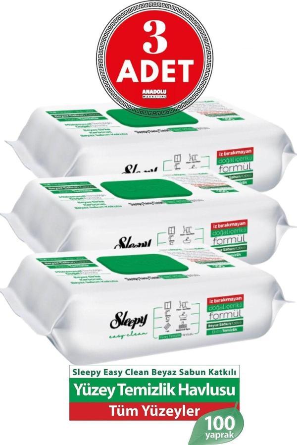 Easy Clean Yüzey Temizlik Havlusu 100 Yaprak 3 ADET - Image 1