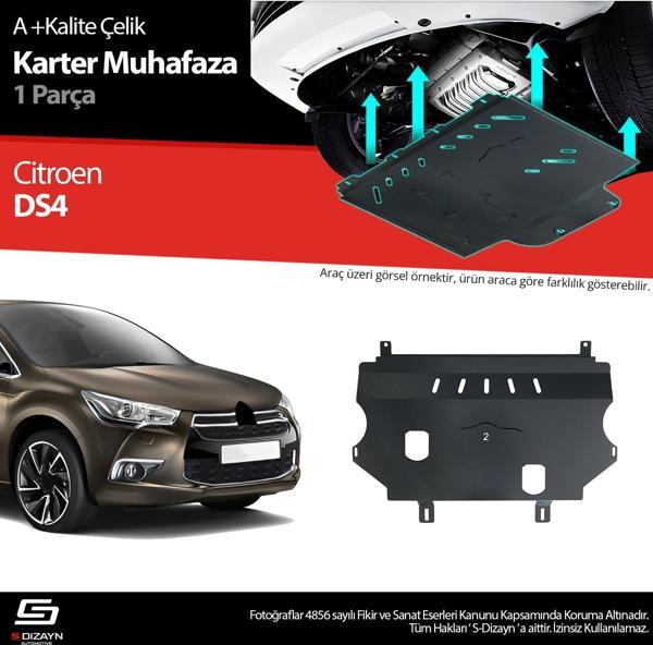 S-Dizayn Citroen DS4 Çelik Karter Muhafaza Koruma 2010-2021 A+ Kalite - Image 1