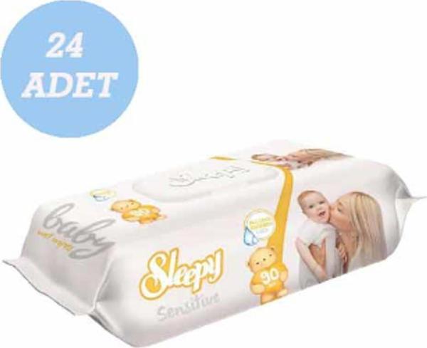 Islak Havlu Sensitive 90 Yaprak 24 Adet - Image 1