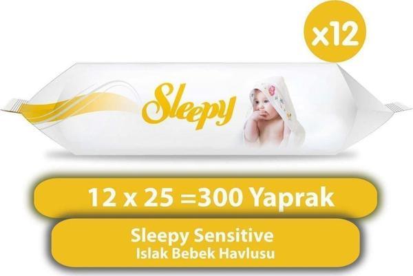 Sensitive Islak Bebek Havlusu 12x25 (300 YAPRAK) - Image 1