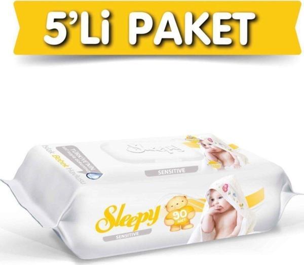 Sensitive Islak Havlu 90lı 05 Adet - Image 1
