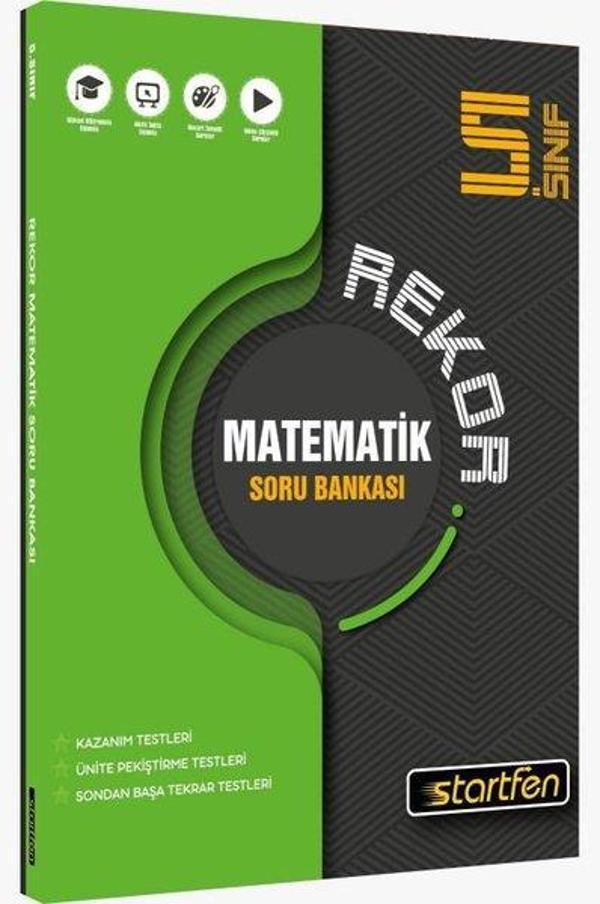5. Sınıf Matematik Rekor Soru Bankası - Startfen Yayınları - Image 1