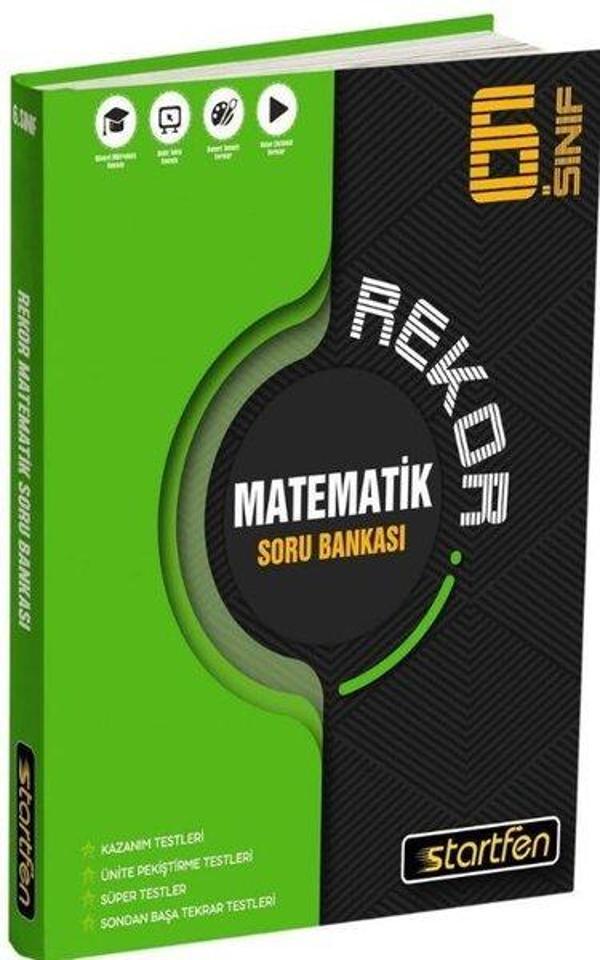 6. Sınıf Matematik Rekor Soru Bankası - Startfen Yayınları - Image 1