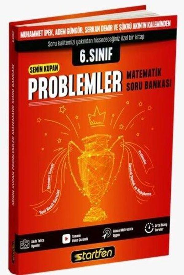 6. Sınıf Senin Kupan Problemler Ve Matematik Soru Bankası - Startfen Yayınları - Image 1