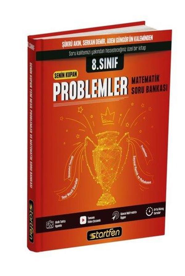 8. Sınıf Senin Kupan Problemler Ve Matematik Soru Bankası - Startfen Yayınları - Image 1