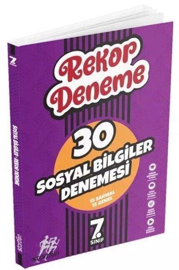 7. Sınıf Sosyal Bilgiler Rekor Deneme - Startfen Yayınları - Image 1
