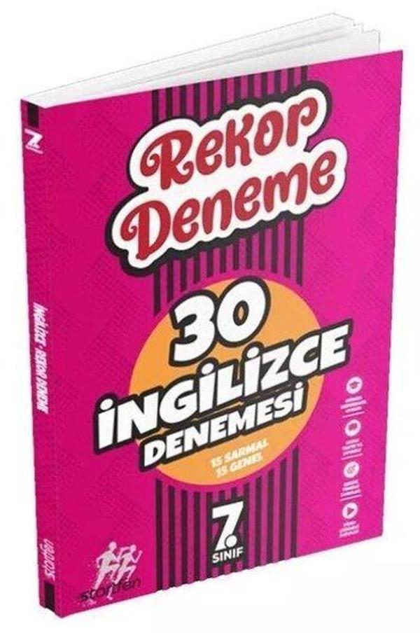 7. Sınıf İngilizce Rekor Deneme - Startfen Yayınları - Image 1