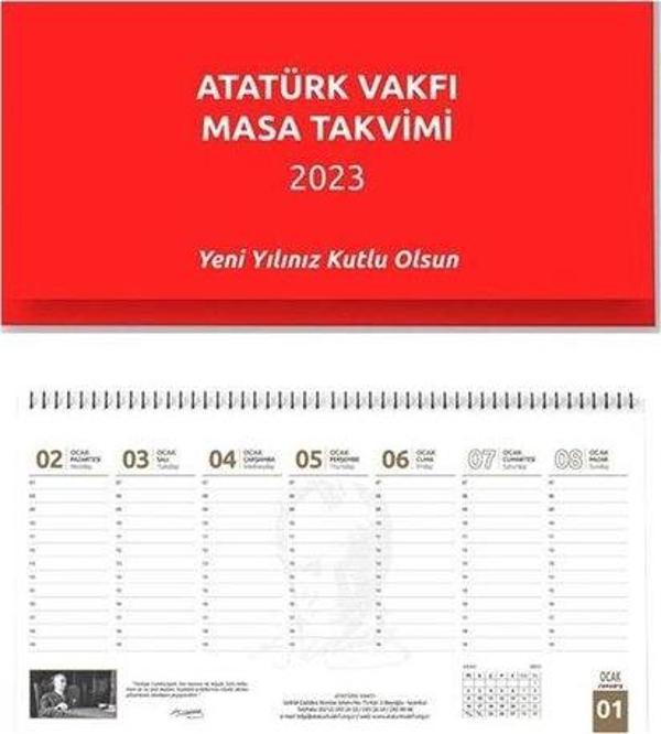 Atatürk Vakfı 2023 Masa Takvimi Sümen - Image 1