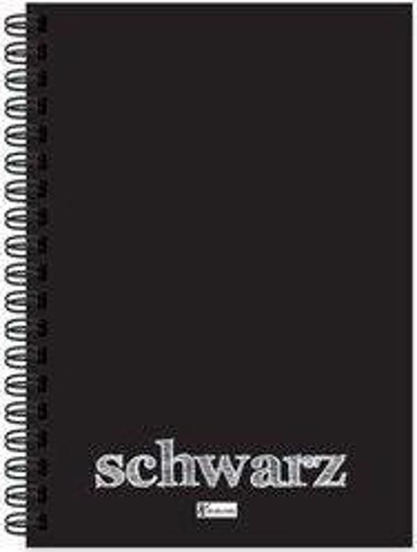 Keskin Color A6 40 Yaprak PP Kapak Spiralli Schwarz Defter - Image 1