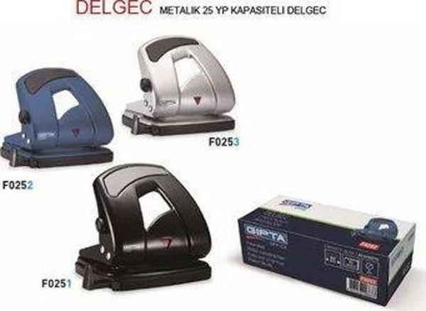 Gıpta F0252 25 Yaprak Kapasiteli Delgeç Makinesi Mavi - Image 1