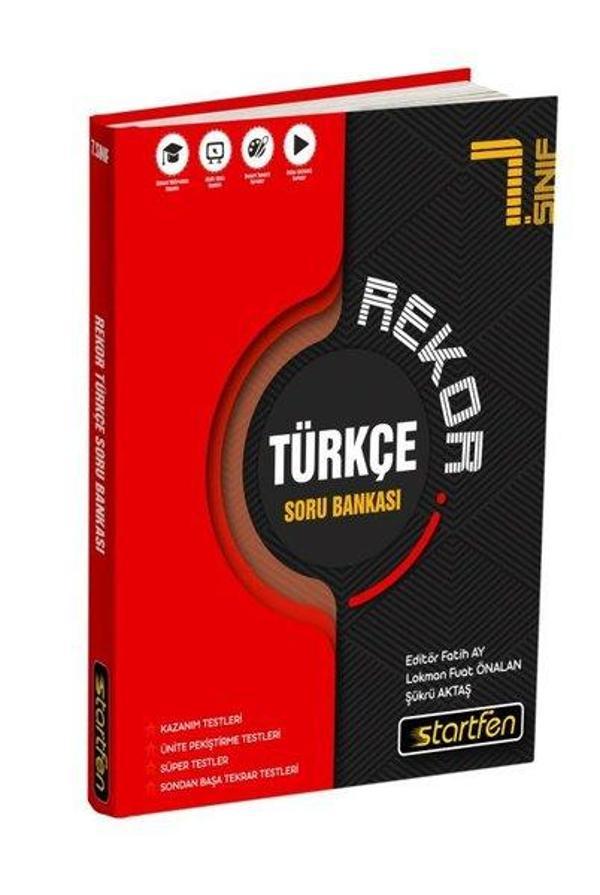 7. Sınıf Türkçe Rekor Soru Bankası - Startfen Yayınları - Image 1