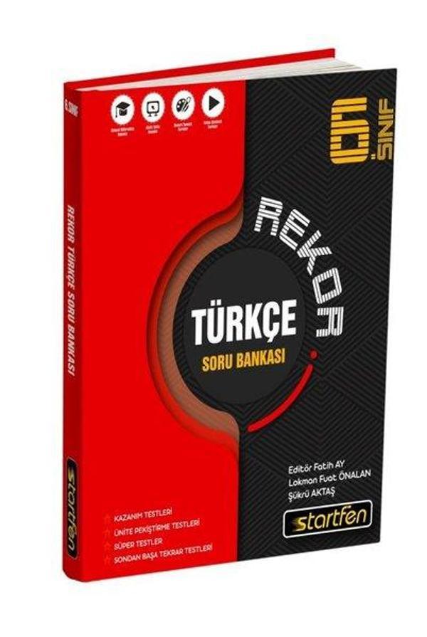 6. Sınıf Türkçe Rekor Soru Bankası - Startfen Yayınları - Image 1