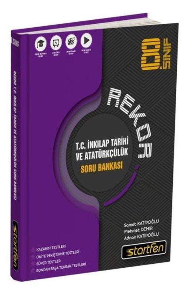 8. Sınıf T.C. İnkılap Tarihi ve Atatürkçülük Rekor Soru Bankası - Startfen Yayınları - Image 1