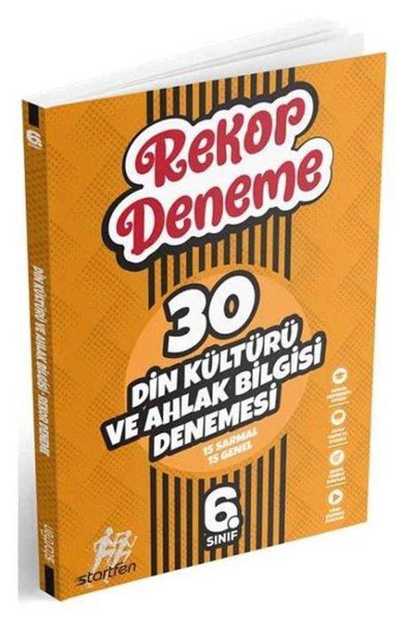 6. Sınıf Din Kültürü Ve Ahlak Bilgisi Rekor Deneme - Startfen Yayınları - Image 1