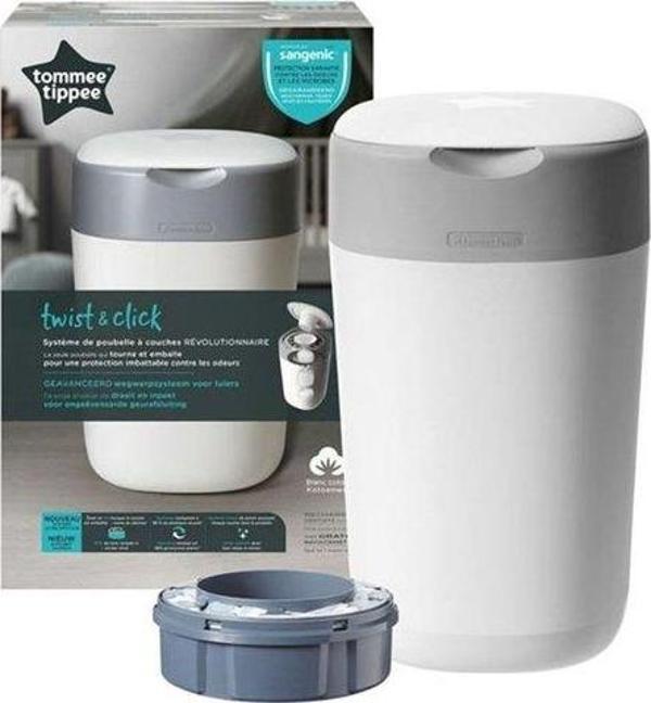 Tommee Tippee Twist & Click Bebek Bezi Çöp Kovası Sistemi - Image 1