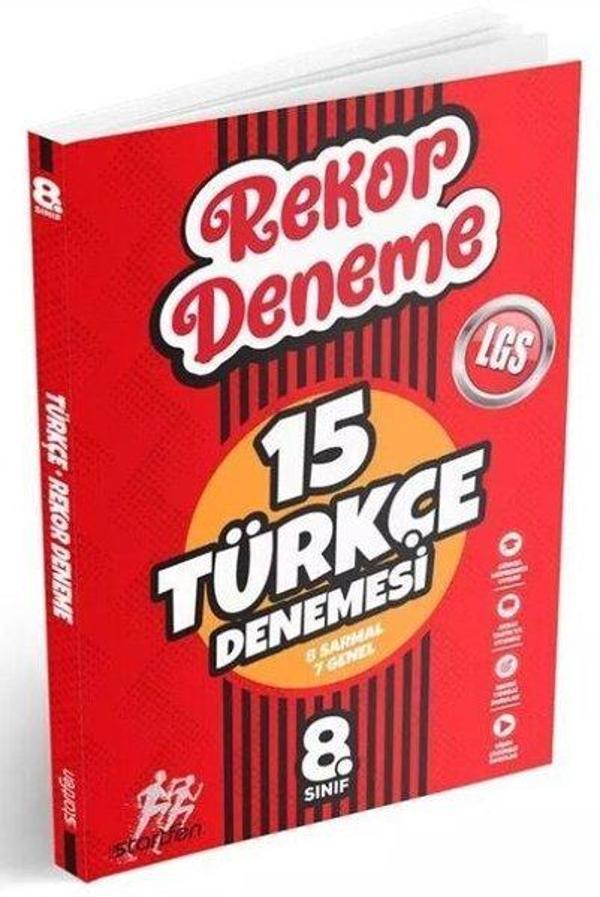 8. Sınıf Türkçe Rekor Deneme - Startfen Yayınları - Image 1