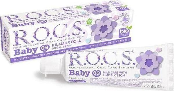 Rocs Baby 0-3 Yaş Diş Macunu Ihlamur Özlü - Image 1