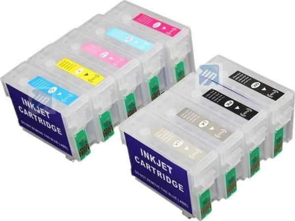 BK SureColor SC -P600 Epson T7601-7609 9 Renk Kolay Dolan Kartuş (Dolu) - Image 1
